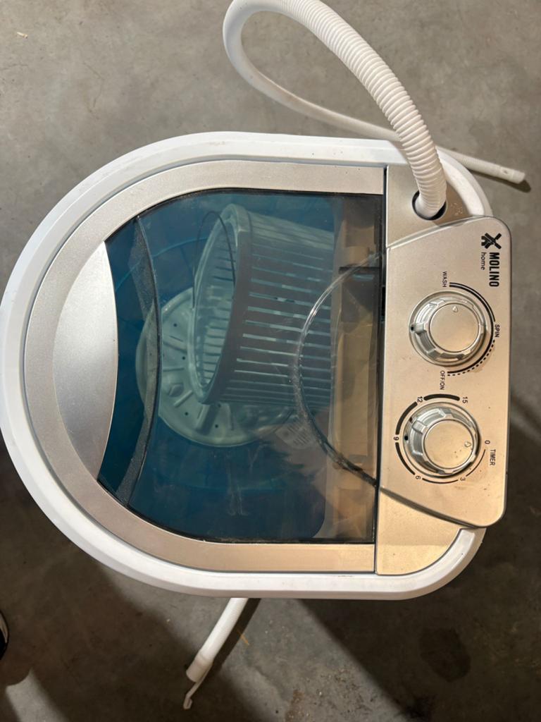 Compacte Mini Wasmachine - Ideaal voor kleine ruimtes, Minder dan 4 kg, Bovenlader, Ophalen of Verzenden, Kort programma