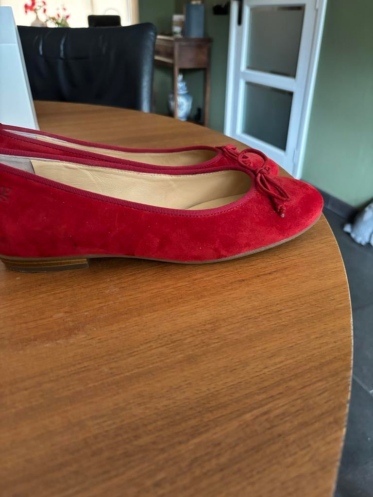 Paul Green München rode suède ballerina's, Kleding | Dames, Schoenen, Zo goed als nieuw, Rood, Ballerina's, Ophalen of Verzenden