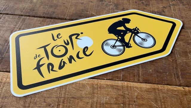 Tour de France sign pijl -  36  14,5 cm kunststof, Ophalen of Verzenden, Zo goed als nieuw, Overige typen