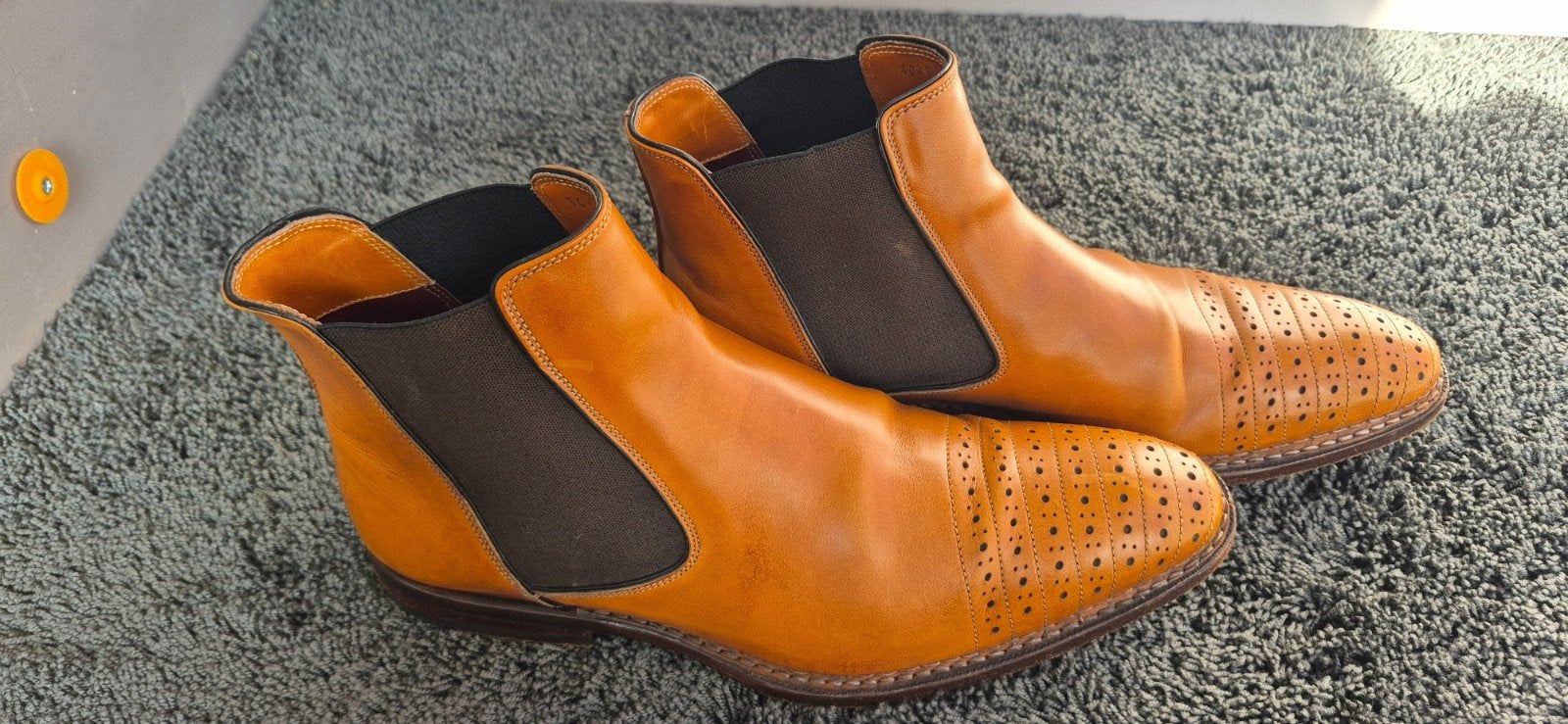 Van Bommel Noble Bloe 40 Enkele laarzen Cognac, Bruin, Boots, Ophalen of Verzenden, Van Bommel