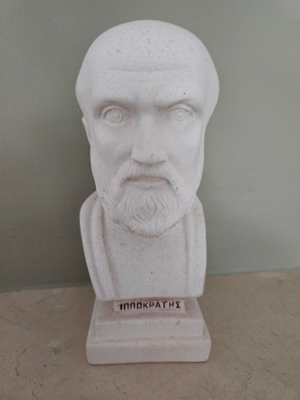 Handgemaakt keramieken beeld Hippocrates, Ophalen of Verzenden