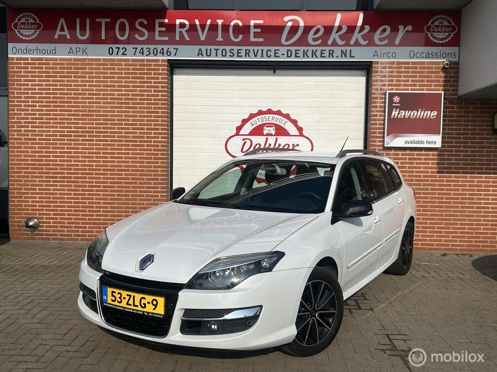 Renault Laguna Estate 2.0 Collection, Auto's, Gebruikt, 4 cilinders, Wit, Origineel Nederlands