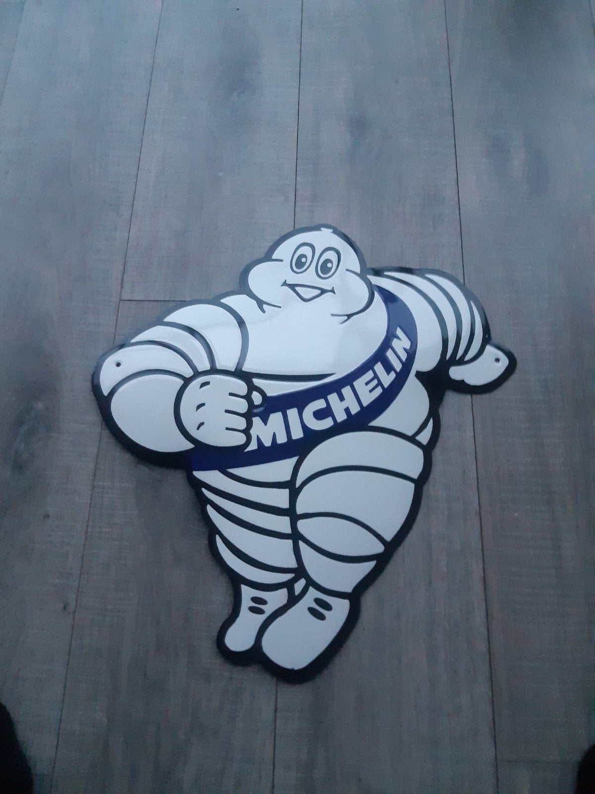 Michelin Bibendum Reclamebord - Vintage Look, Ophalen of Verzenden, Zo goed als nieuw, Reclamebord