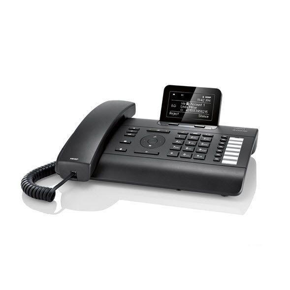 Siemens Gigaset DE410 IP PRO decttelefoon zwart, Verzenden, Gebruikt