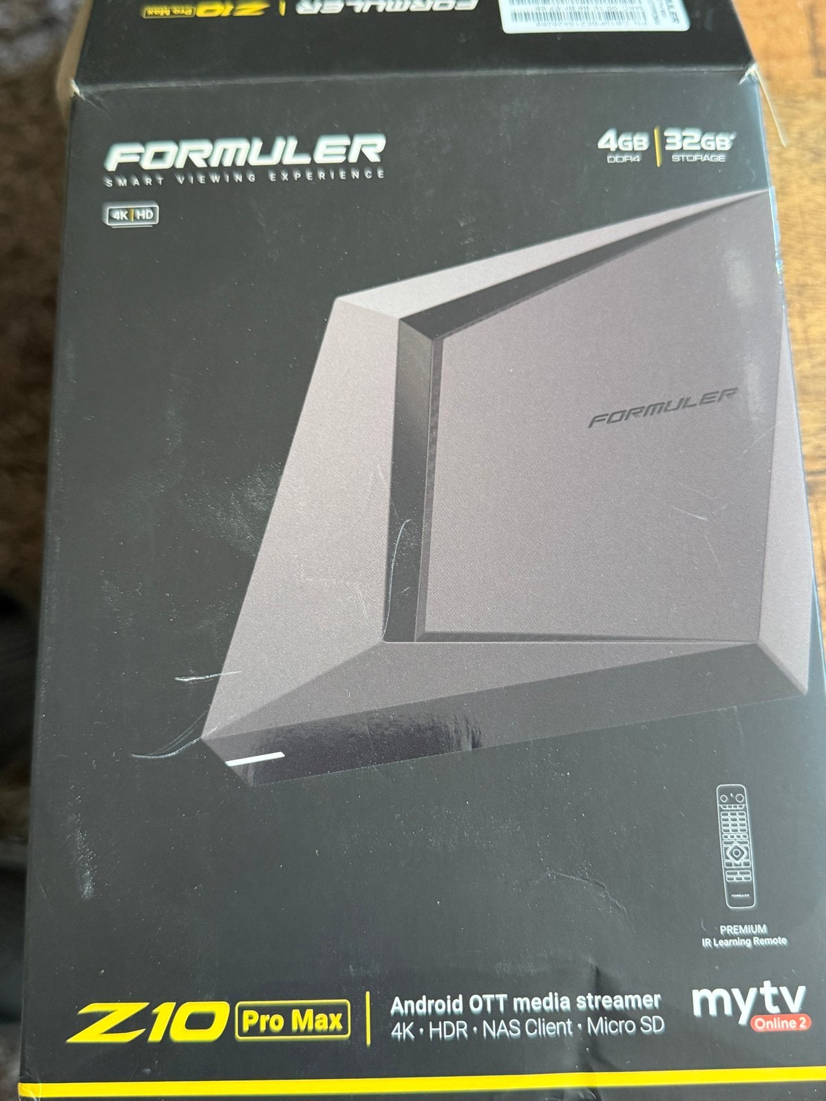Formuler Z10 Pro Max 4K Android OTT mediaspeler, Ophalen of Verzenden, Zo goed als nieuw, HDMI, Minder dan 500 GB