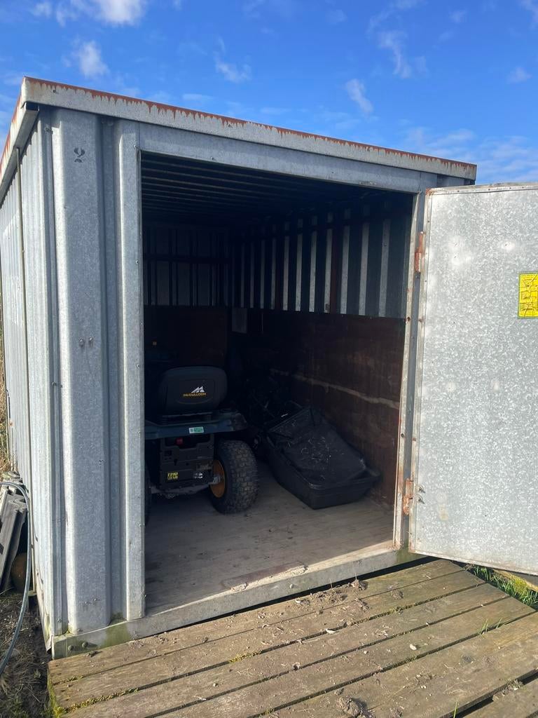 Container, Tuin en Terras, Tuinhuizen, Gebruikt, Overige typen, Metaal, Ophalen