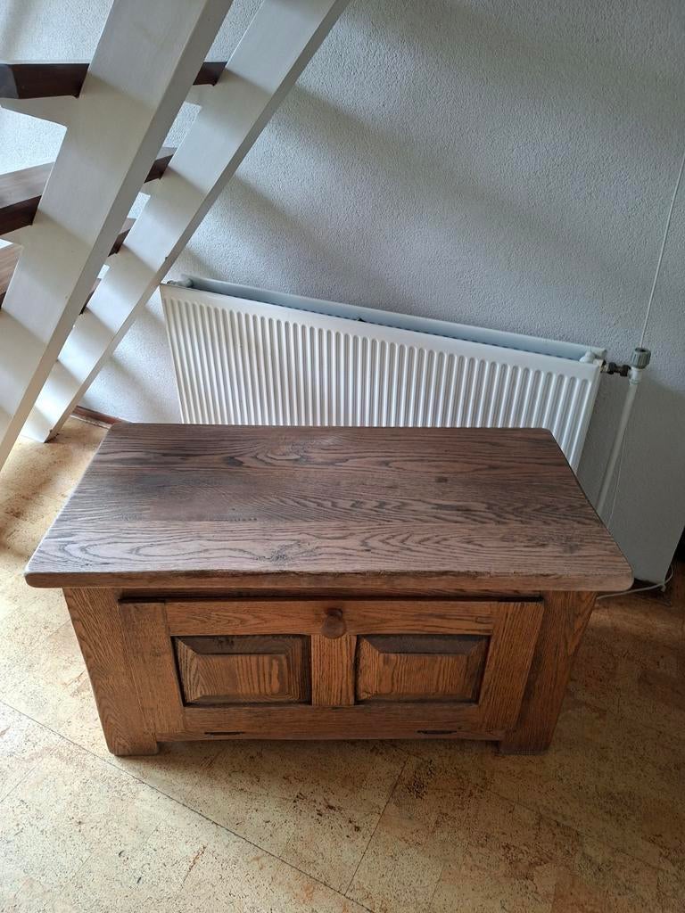 Eiken dekenkist 96 x 48 x 53 cm, Ophalen of Verzenden