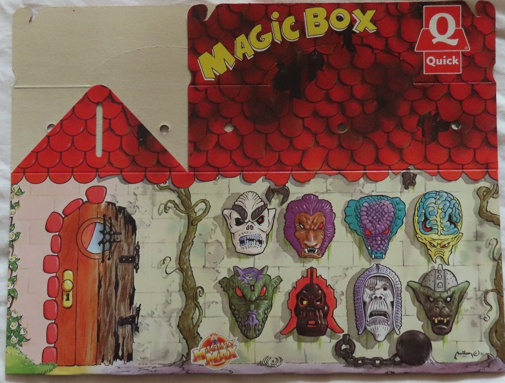 Quick restaurant Mighty Max shrunken heads series 2 box 1995, Ophalen of Verzenden, Nieuw, Overige typen