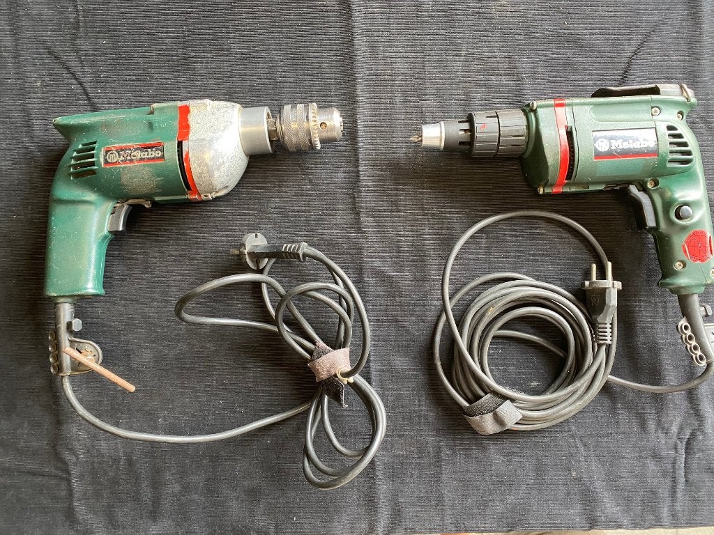 Metabo boor en schroefmachine Top machines samen 140,- !!!!, Ophalen, Gebruikt, 400 tot 600 watt, Boormachine