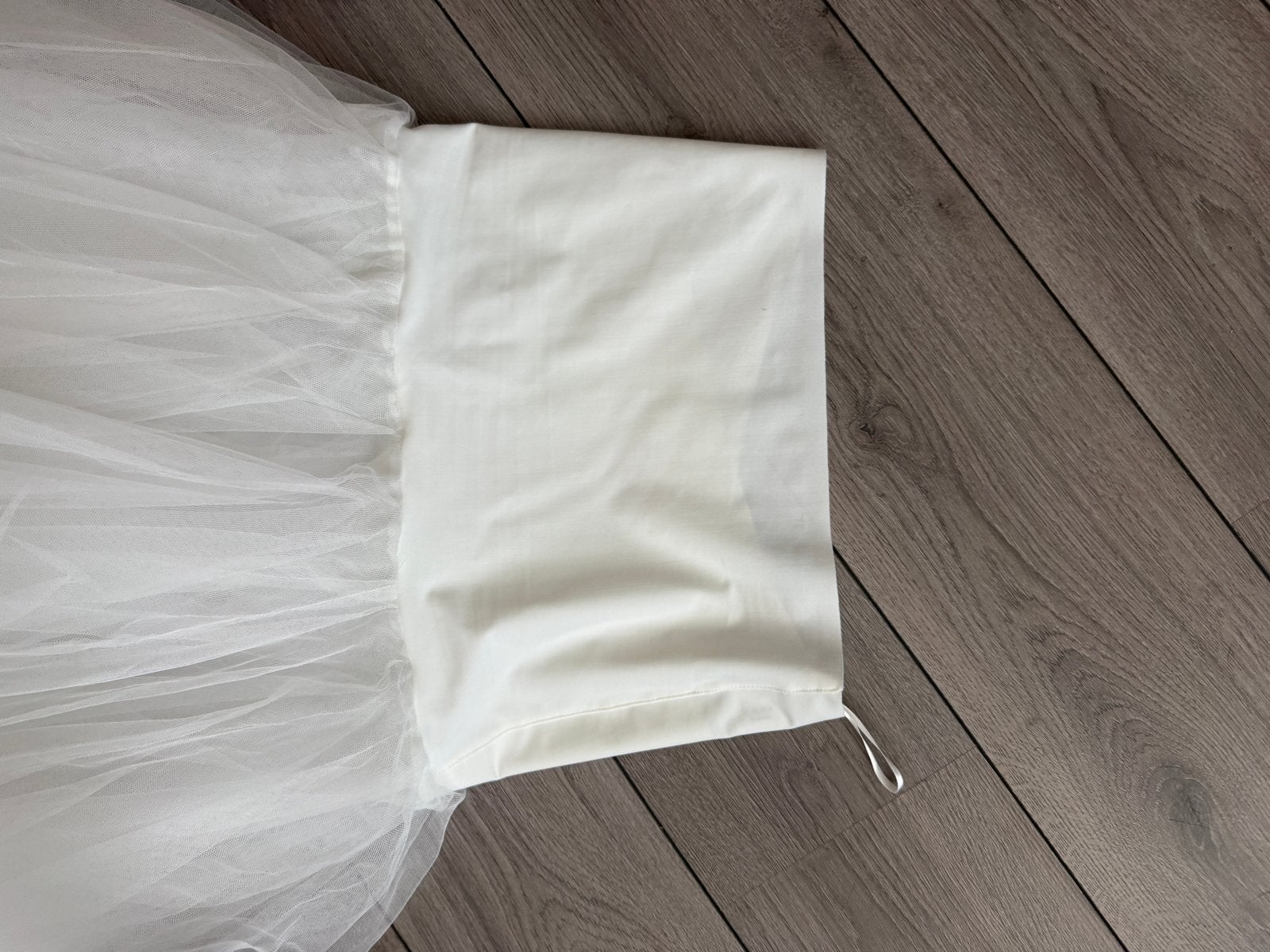 Wunderskirt / shapewear Petticoat met/zonder hoepel - Maat M, Wit, Zo goed als nieuw, Onder de knie, Ophalen
