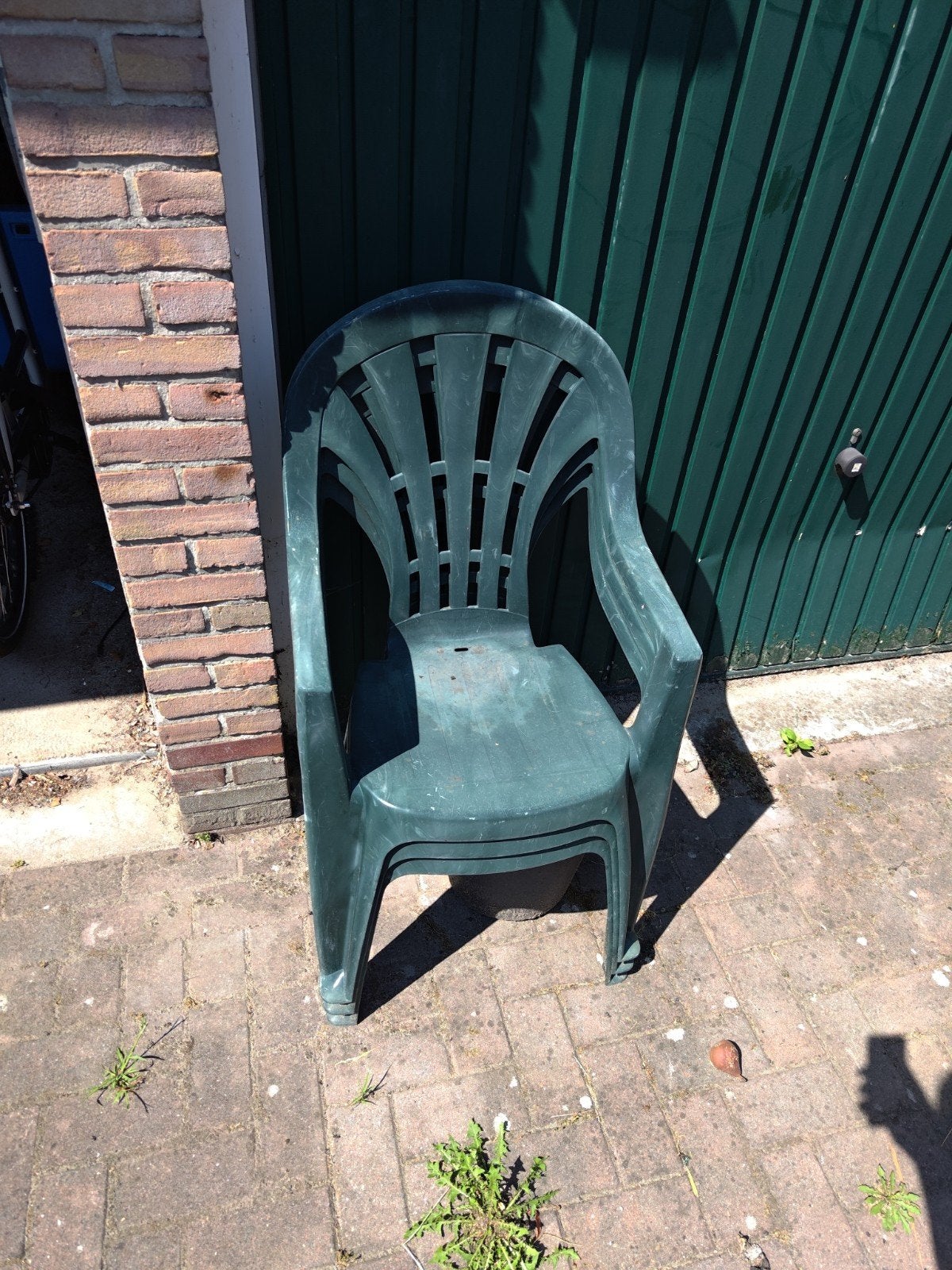 3x kuipstoel gratis, Ophalen