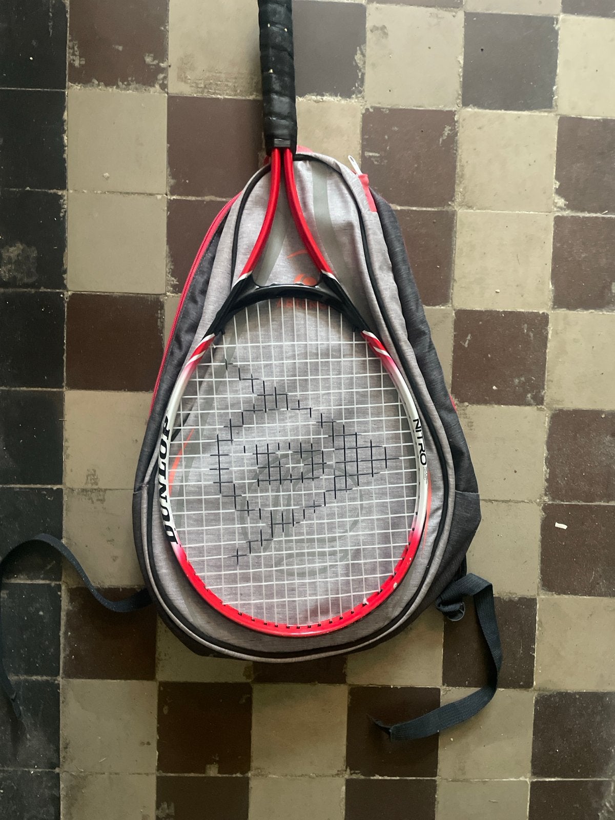 Donnay Nitro tennisracket voor kinderen inclusief tas, Ophalen of Verzenden, Gebruikt, Racket, Overige merken