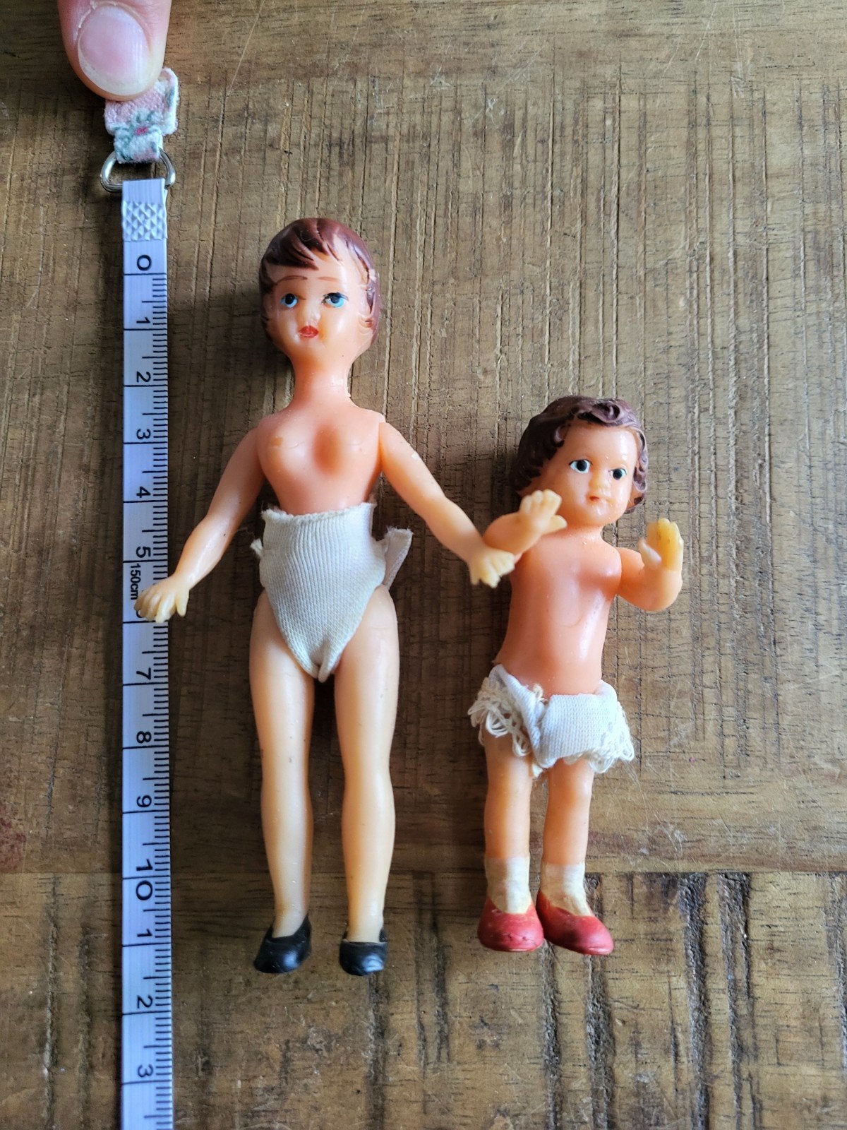 Vintage Ari poppenhuispoppetjes (jaren '50/'60), Ophalen of Verzenden, Gebruikt, Pop