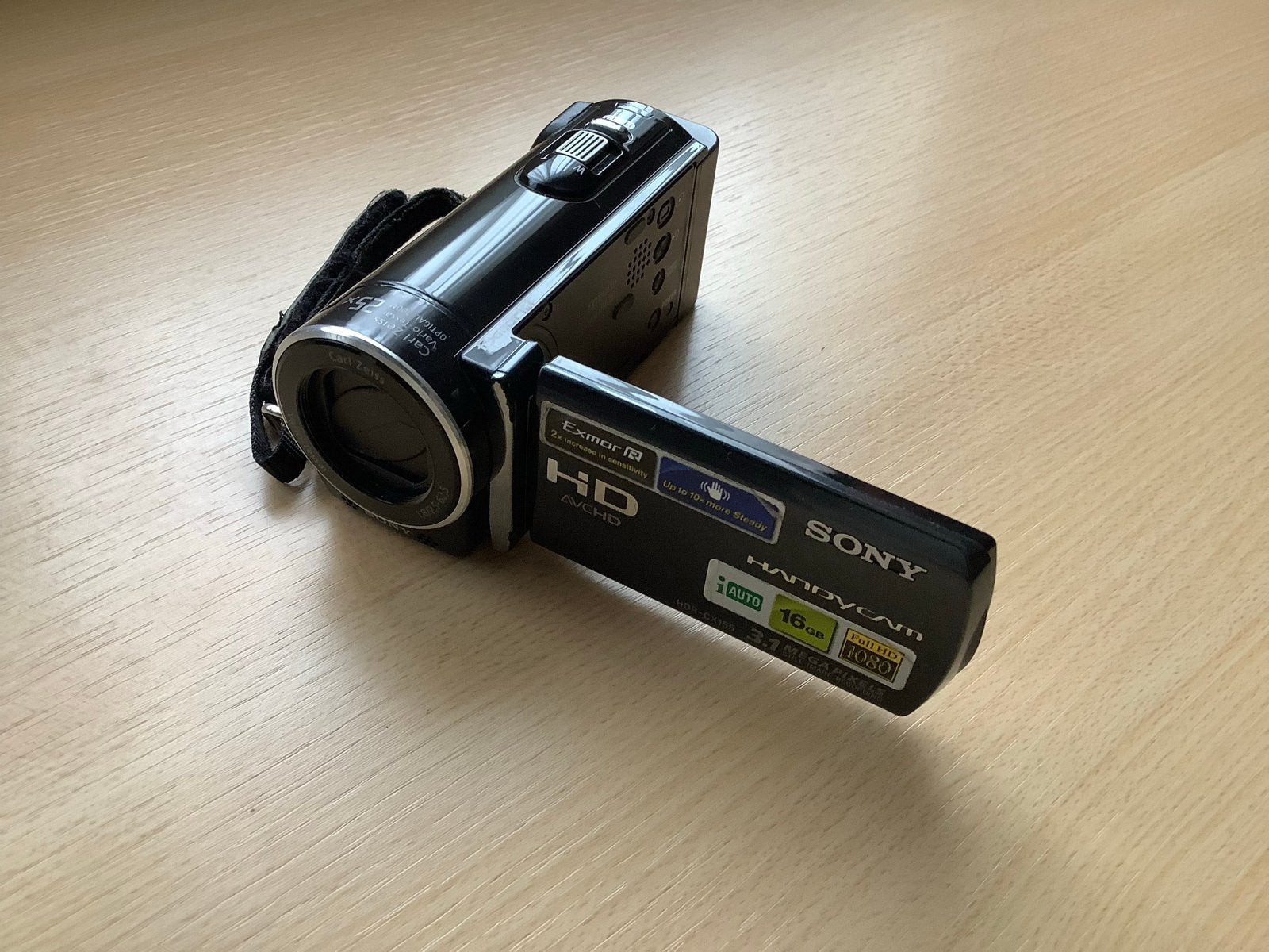 Sony Handycam HDR-CX155E Full HD Camcorder met 16GB, Full HD, 20x of meer, Overige soorten, Ophalen of Verzenden