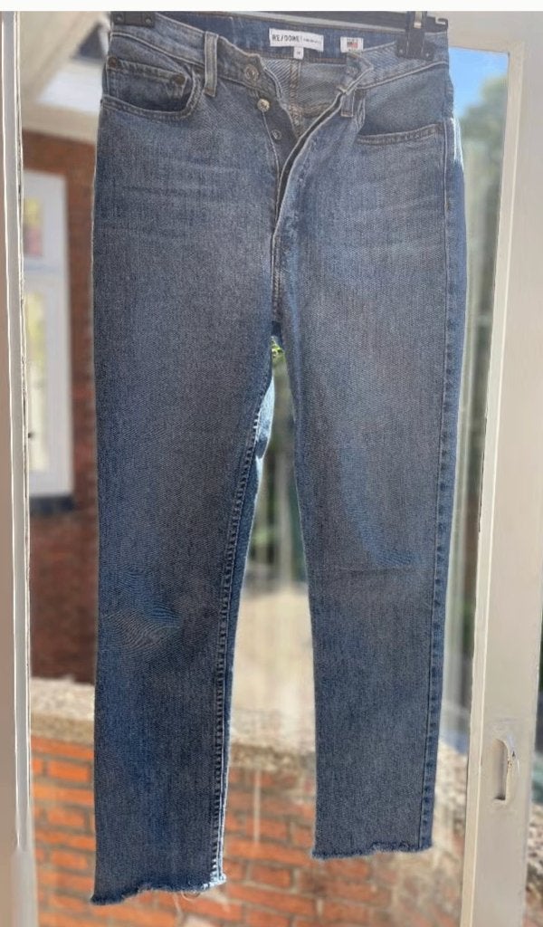 Re/Done Originals jeans  in lichte wassing mt 27, Re/Done, W27 (confectie 34) of kleiner, Gedragen, Verzenden