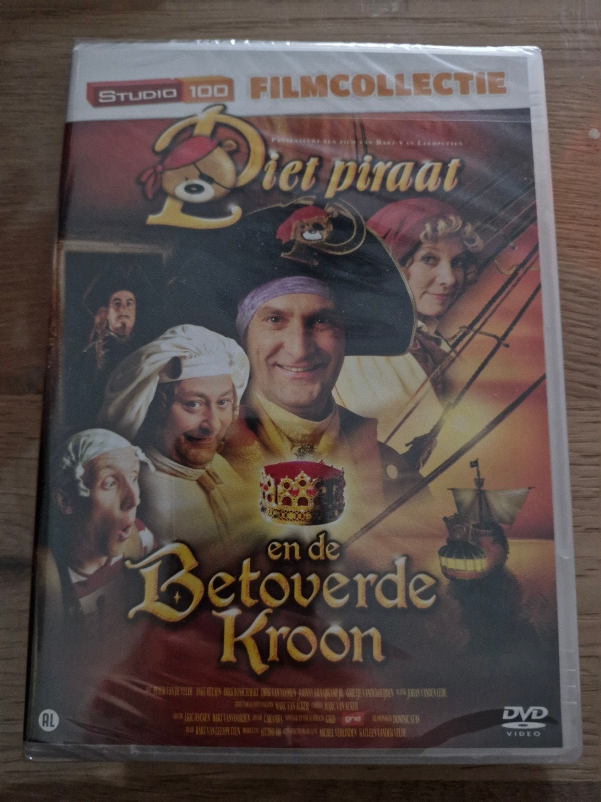 Piet piraat en de betoverende kroon, Cd's en Dvd's, Dvd's | Kinderen en Jeugd, Alle leeftijden, Ophalen of Verzenden, Nieuw in verpakking