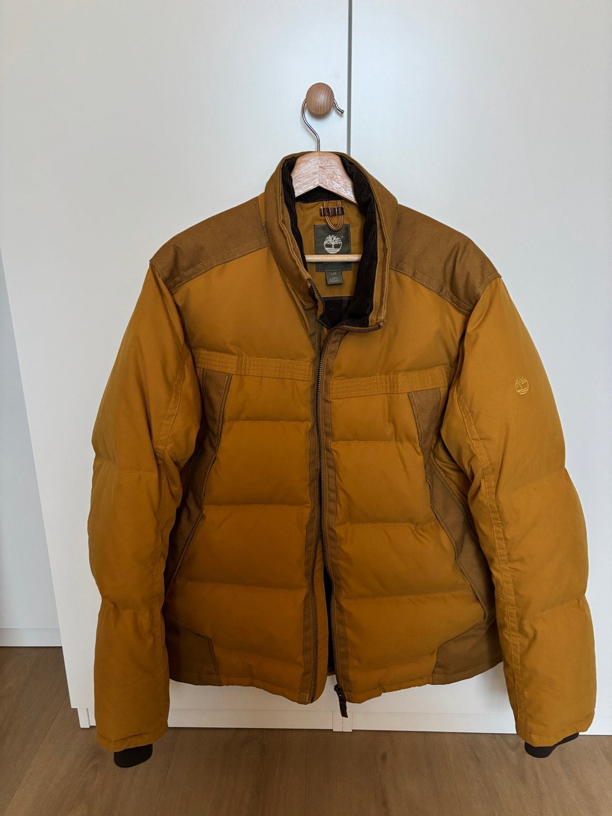 Timberland winterjas heren - Maat L, Kleding | Heren, Ophalen of Verzenden, Zo goed als nieuw, Maat 52/54 (L), Geel