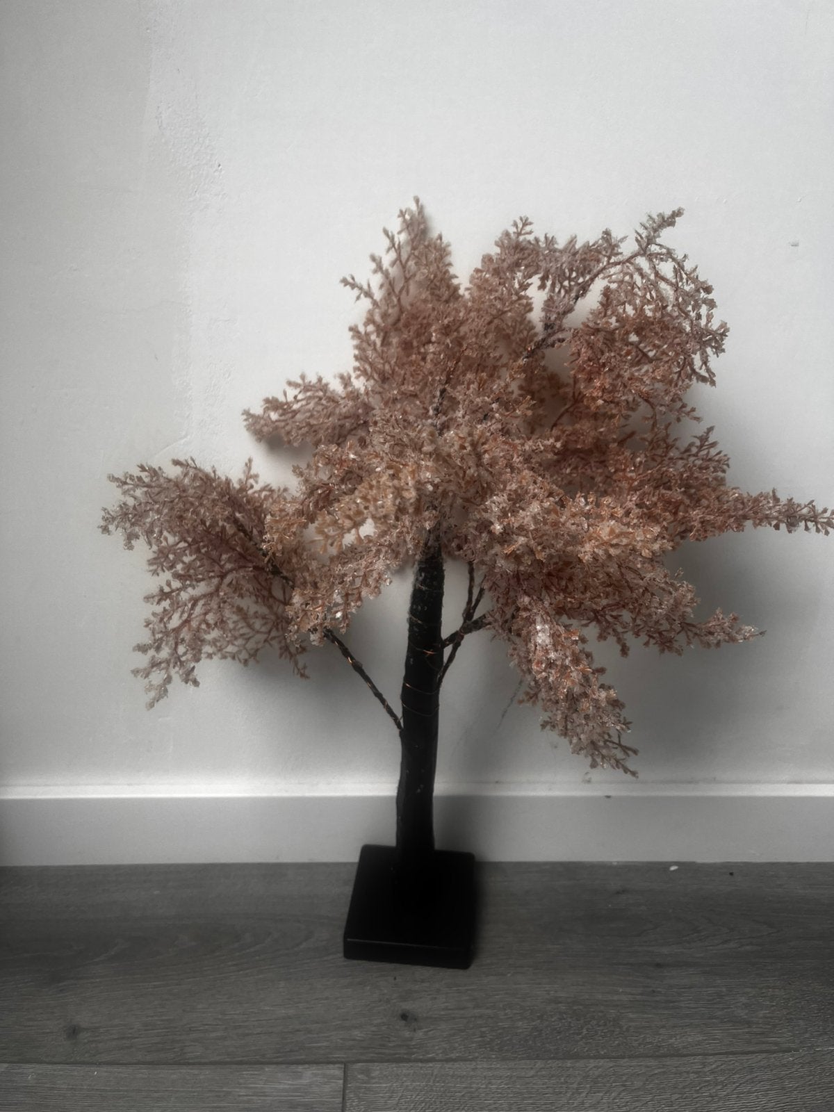 Kunst boompje met ledlampjes, Binnen, Roze, Ophalen of Verzenden, Zo goed als nieuw