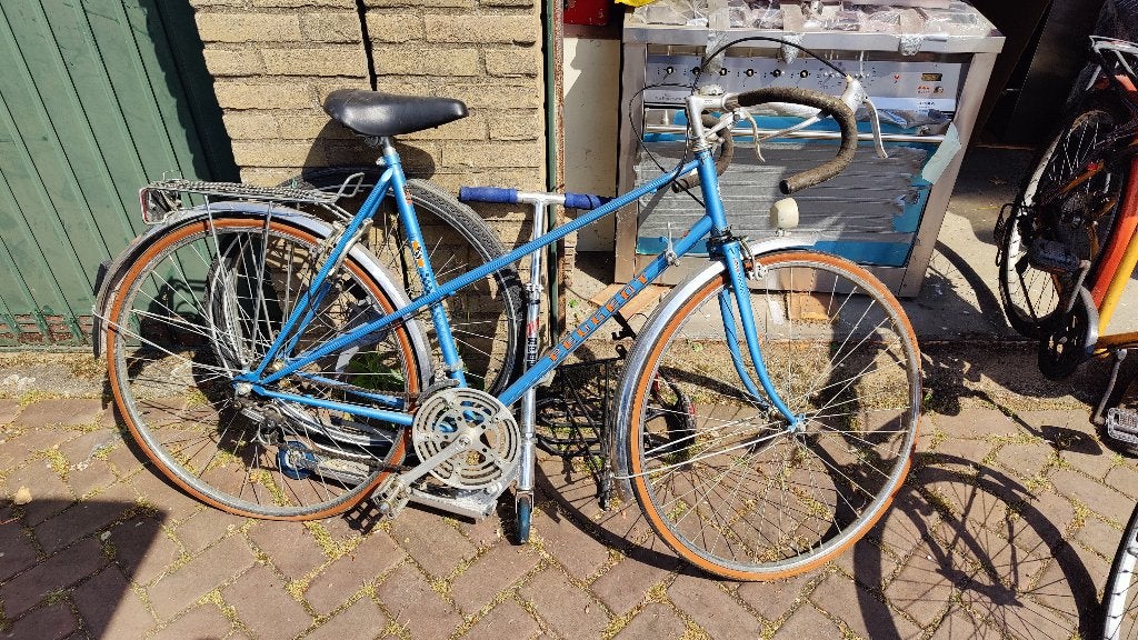 Vintage Peugeot Racefiets, Fietsen en Brommers, Fietsen | Racefietsen, Gebruikt, 10 tot 15 versnellingen, Aluminium, Dames