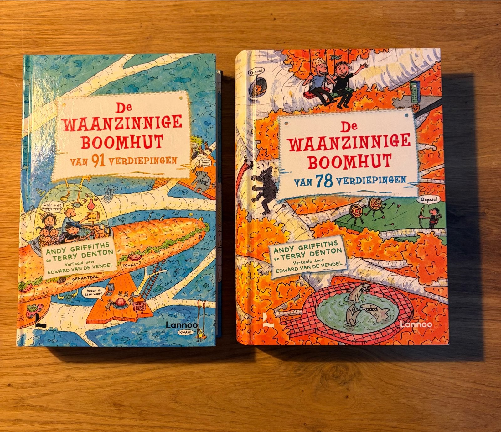 De Waanzinnige Boomhut boeken - 78 en 91 verdiepingen, Ophalen of Verzenden, Zo goed als nieuw, Fictie algemeen