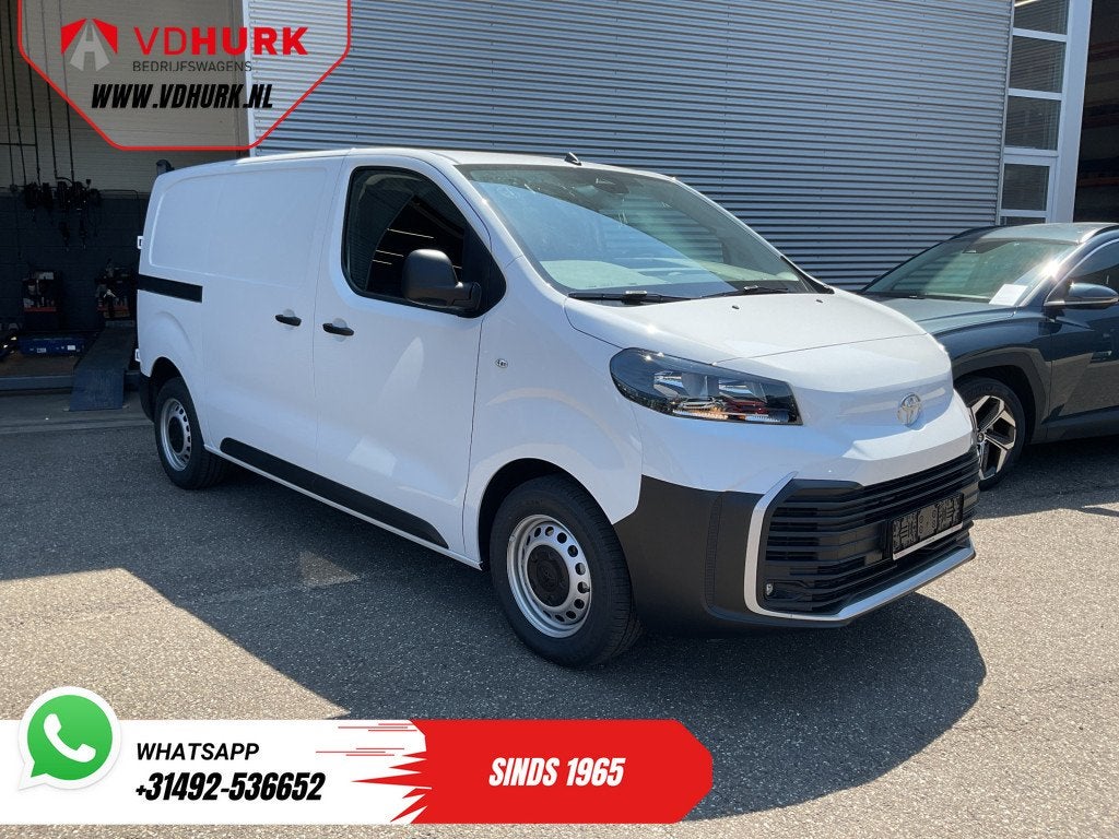 Toyota e-ProAce Worker 50 kWh 230 km WLTP Adapt.Cruise/ Snel, Auto's, 1849 kg, Gebruikt, 230 km, Wit