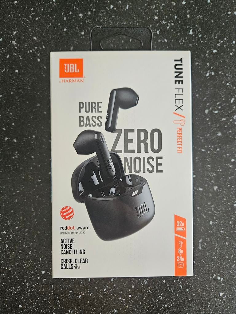 JBL Tune Flex (Pure Bass) Nieuw, Telecommunicatie, Mobiele telefoons | Oordopjes, Ophalen of Verzenden, Nieuw, Zwart, JBL