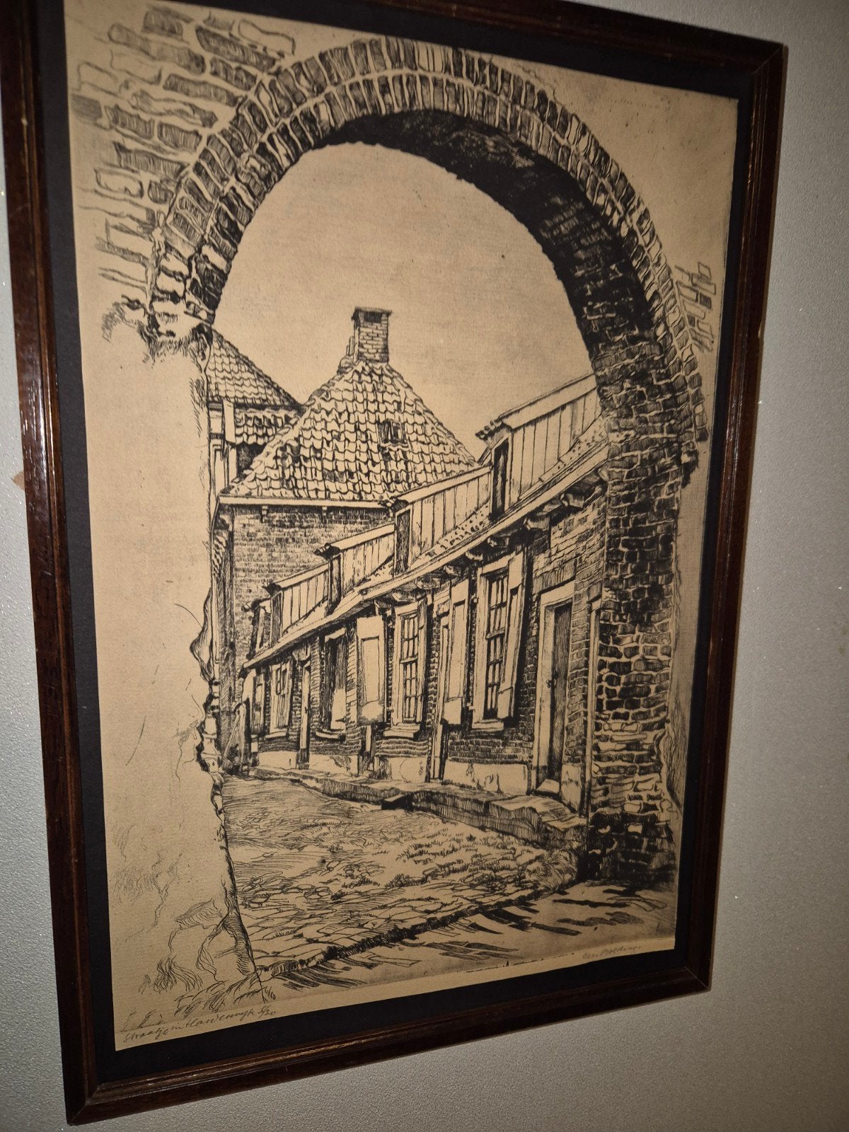Straatje in Harderwijk 1902, Ophalen of Verzenden