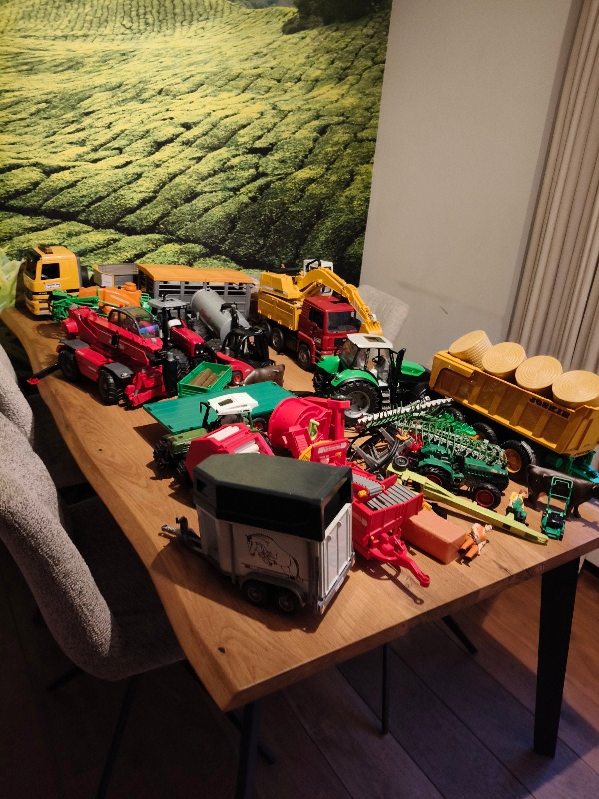 Grote collectie Bruder speelgoed voertuigen en accessoires, Ophalen of Verzenden, Gebruikt