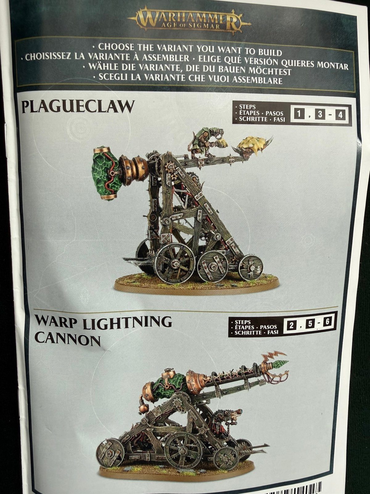 Warhammer Skaven Plagueclaw / Warp Lightning Cannon #7, Ophalen of Verzenden, Zo goed als nieuw, Warhammer