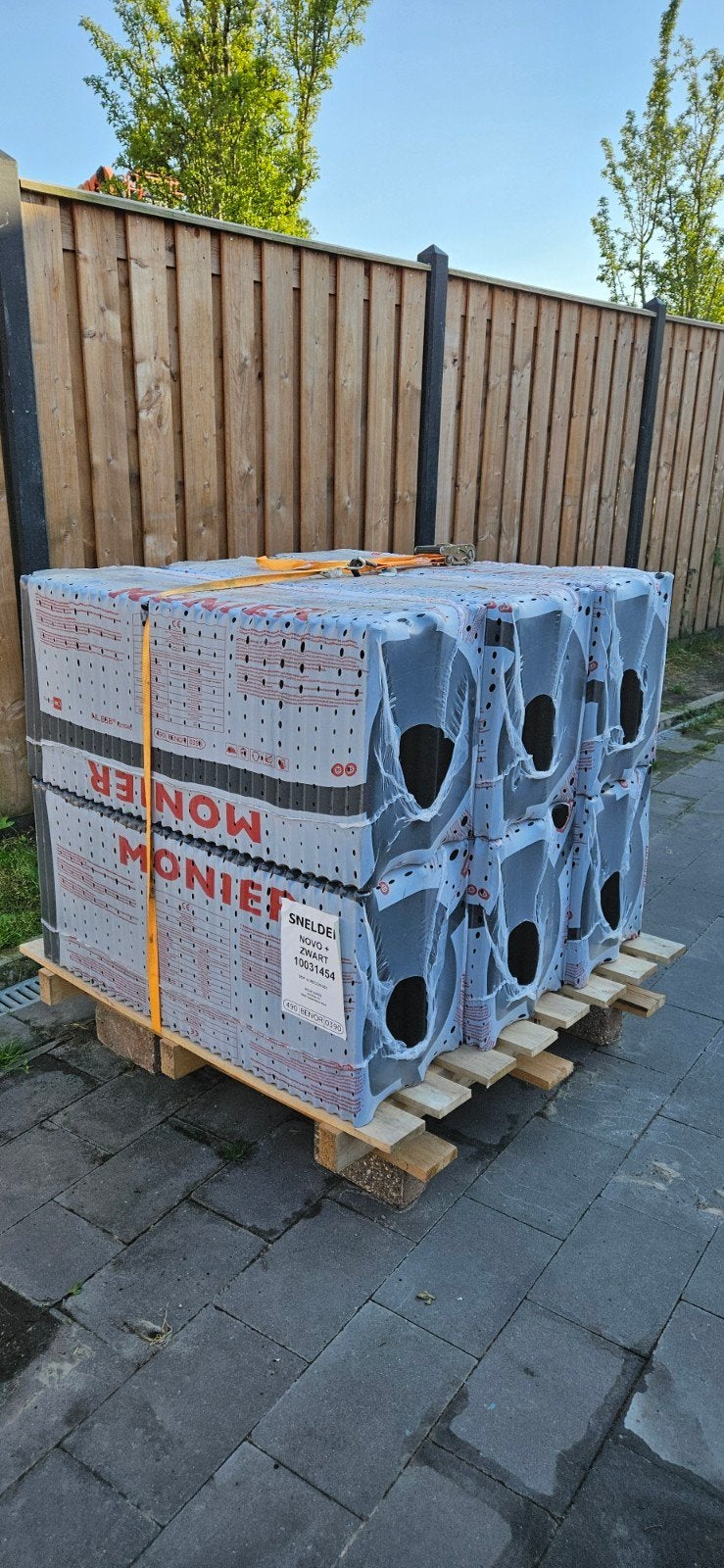 Monier Sneldek Novo zwarte dakpannen, Ophalen, Steen of Klei, Zwart, Nieuw