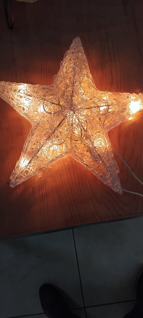 kerstster met lampjes, Ophalen of Verzenden