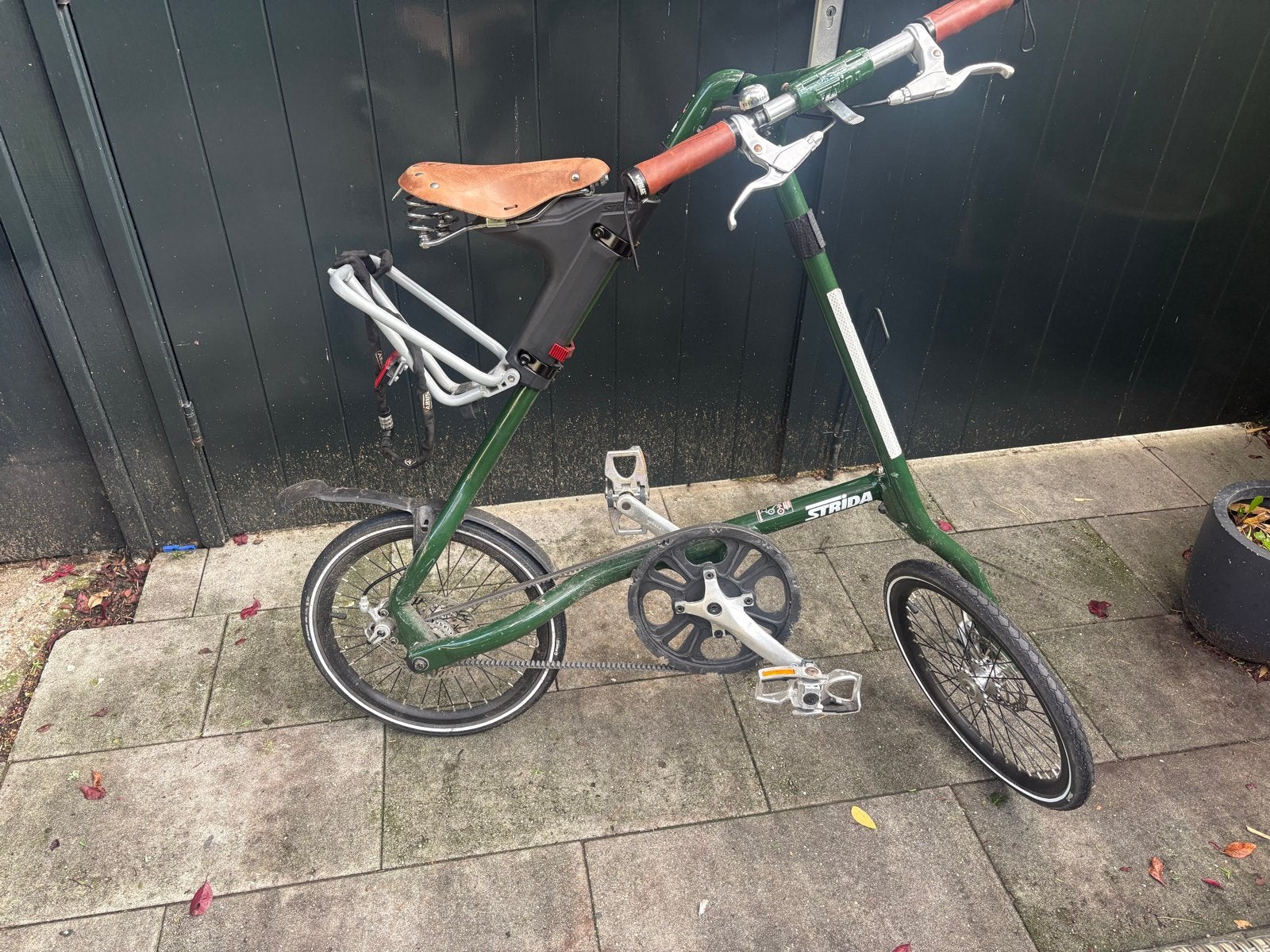Strida vouwfiets - Groen, 20 inch of meer, Gebruikt, Totaal opvouwbaar, Dames