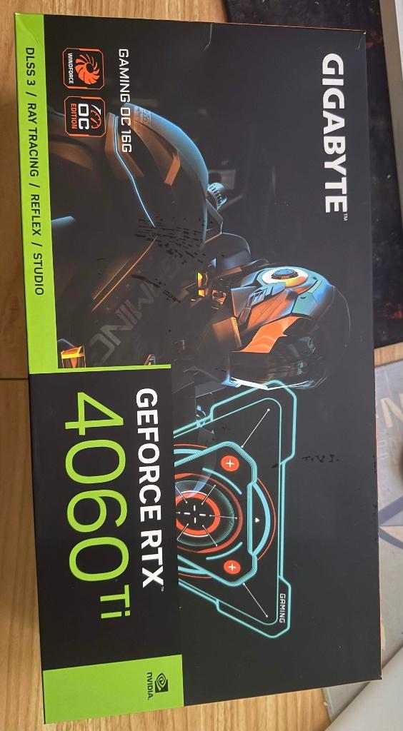 Gigabyte NVIDIA GeForce RTX 4060 Ti 16 GB OC, Computers en Software, Ophalen, Gebruikt, GDDR6, PCI-Express 4