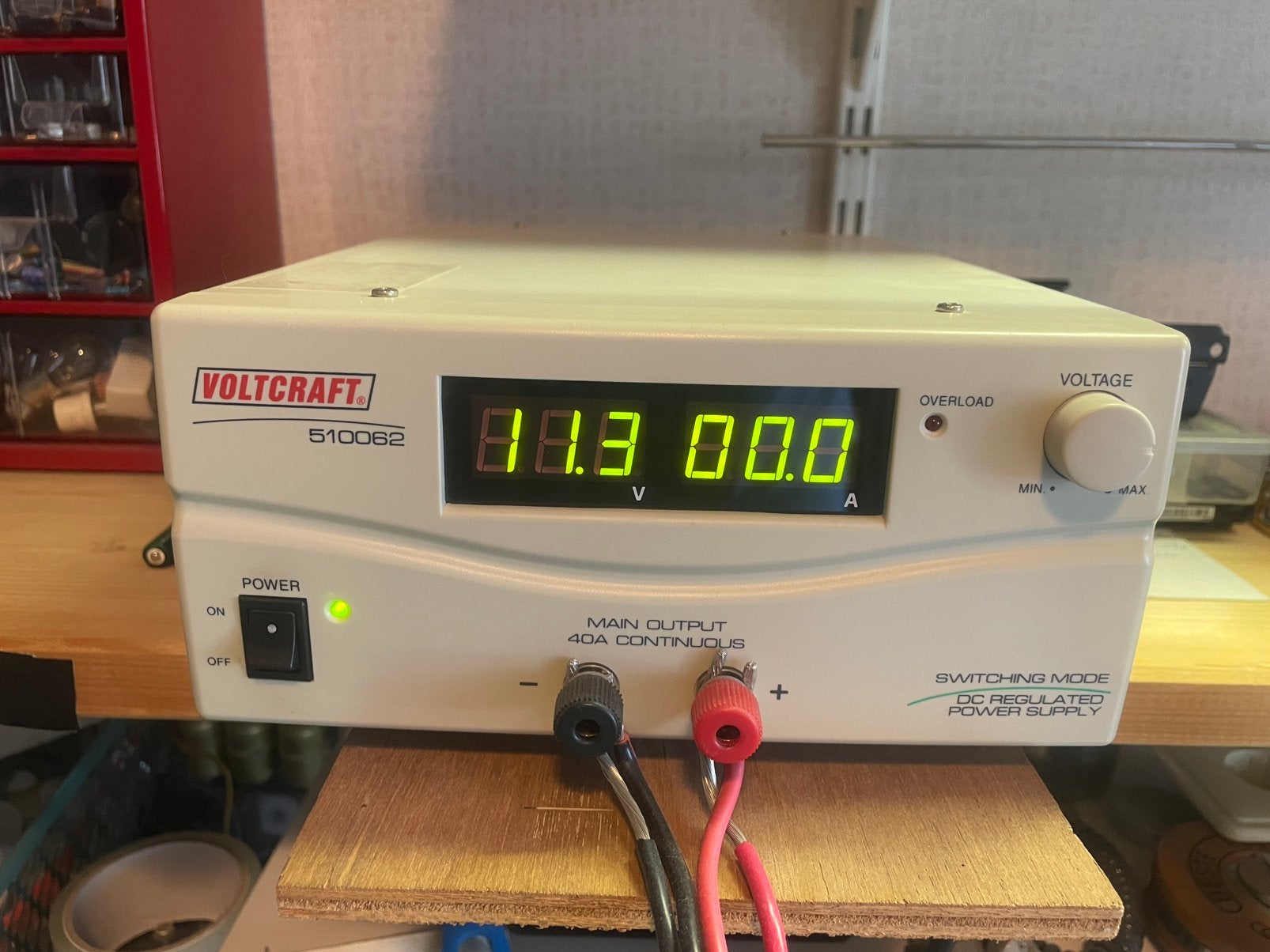 Voltcraft laboratorium voeding 3–15 Volt DC, Ophalen, Zo goed als nieuw