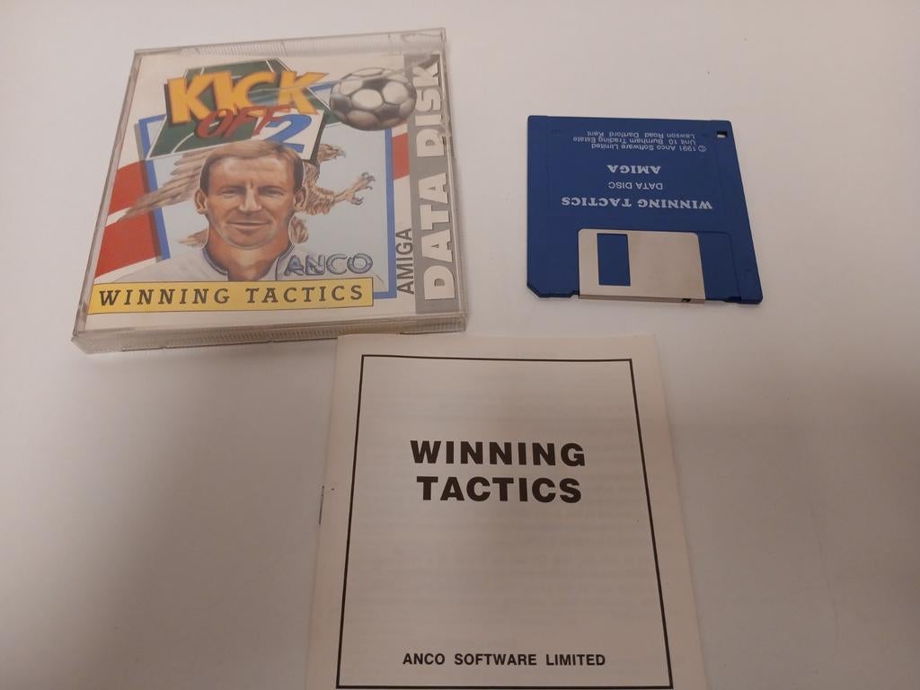 Kick off 2 winning tactics amiga floppy, Ophalen of Verzenden