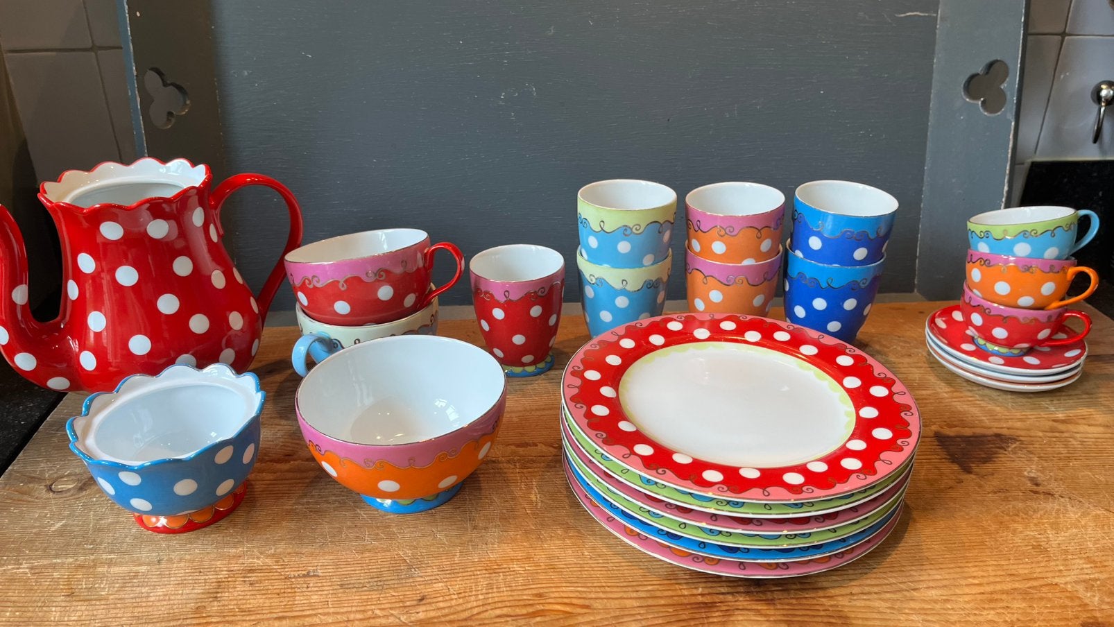 Oilily servies, Ophalen, Gebruikt, Overige merken, Overige stijlen