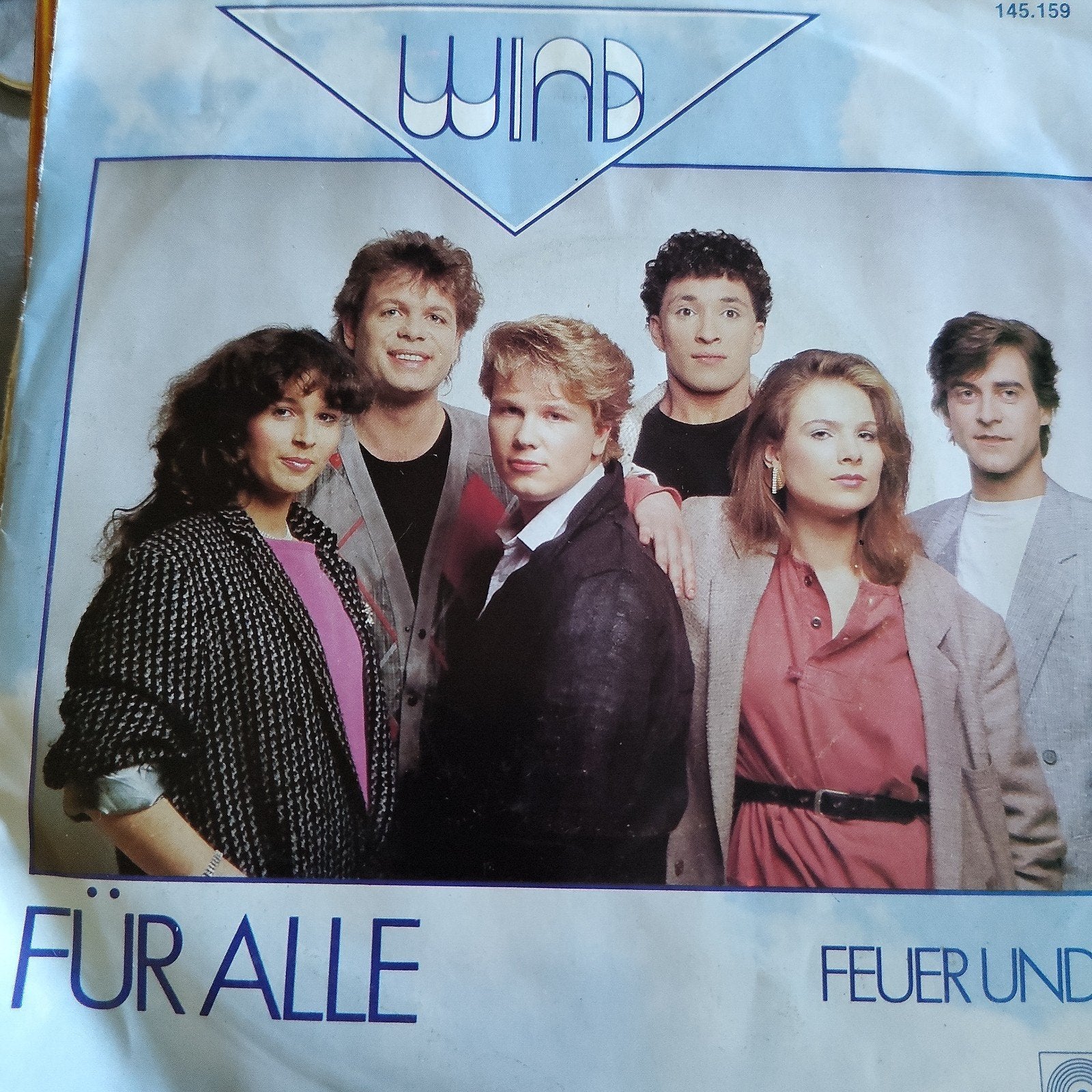 Wind - Für Alle / Feuer Und Eis Single, Cd's en Dvd's, Ophalen of Verzenden, Gebruikt, 7 inch
