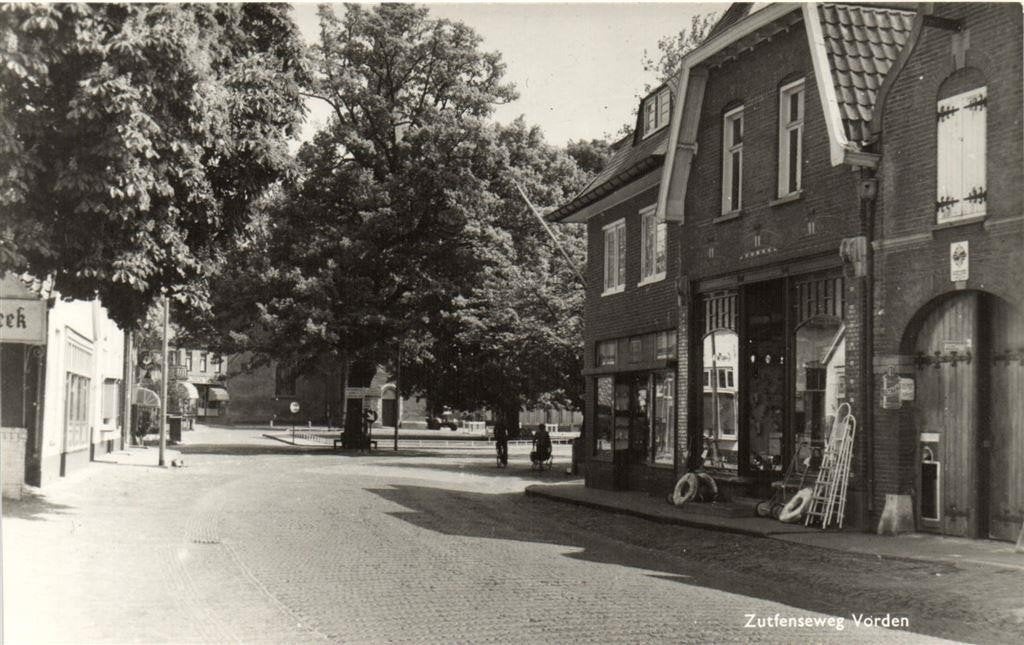 Zutfenseweg Vorden - straatgezicht - ongelopen, Verzenden, 1940 tot 1960, Ongelopen, Noord-Brabant