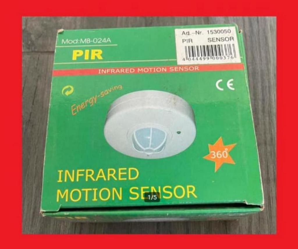 Nieuwe Infrarood PIR Bewegingssensor voor Verlichting, Doe-het-zelf en Verbouw, Alarmsystemen, Ophalen of Verzenden, Nieuw, Detector, Sensor of Melder