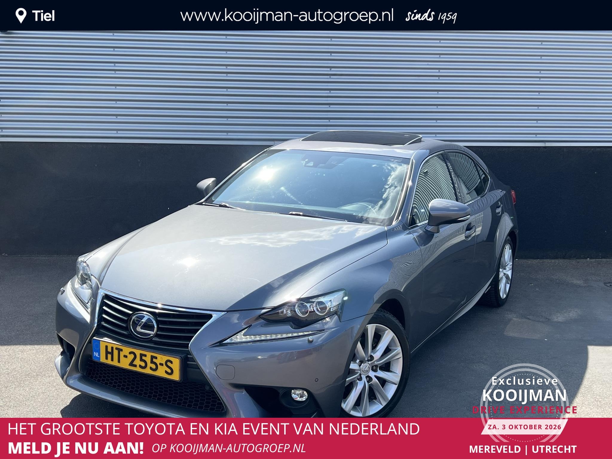 Lexus IS 300h Luxury Line Schuifdak/kanteldak, Lederen bekle, Auto's, Automaat, Euro 5, Achterwielaandrijving, Gebruikt
