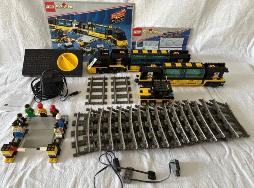 lego 9v trein partij klio 4559, Kinderen en Baby's, Speelgoed | Duplo en Lego, Gebruikt, Lego, Ophalen of Verzenden, Complete set