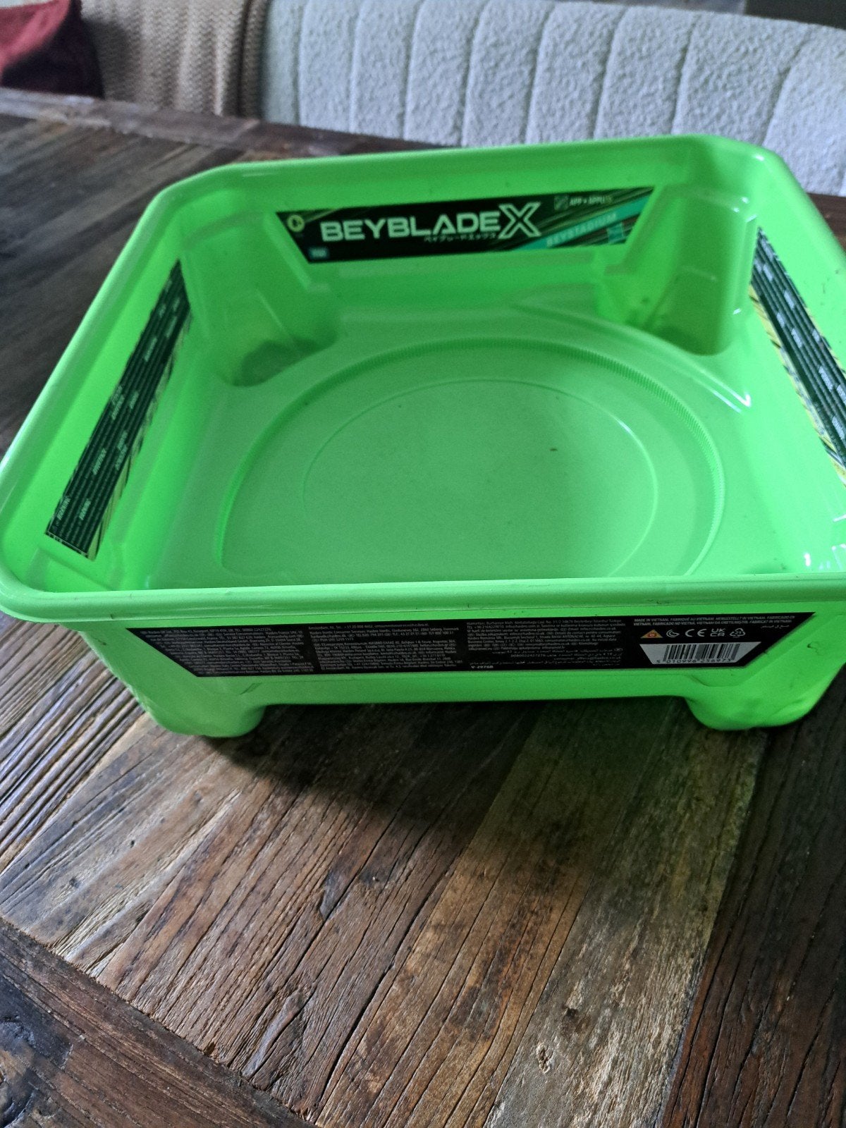Groene beyblade bak, Ophalen, Zo goed als nieuw, Jongen of Meisje