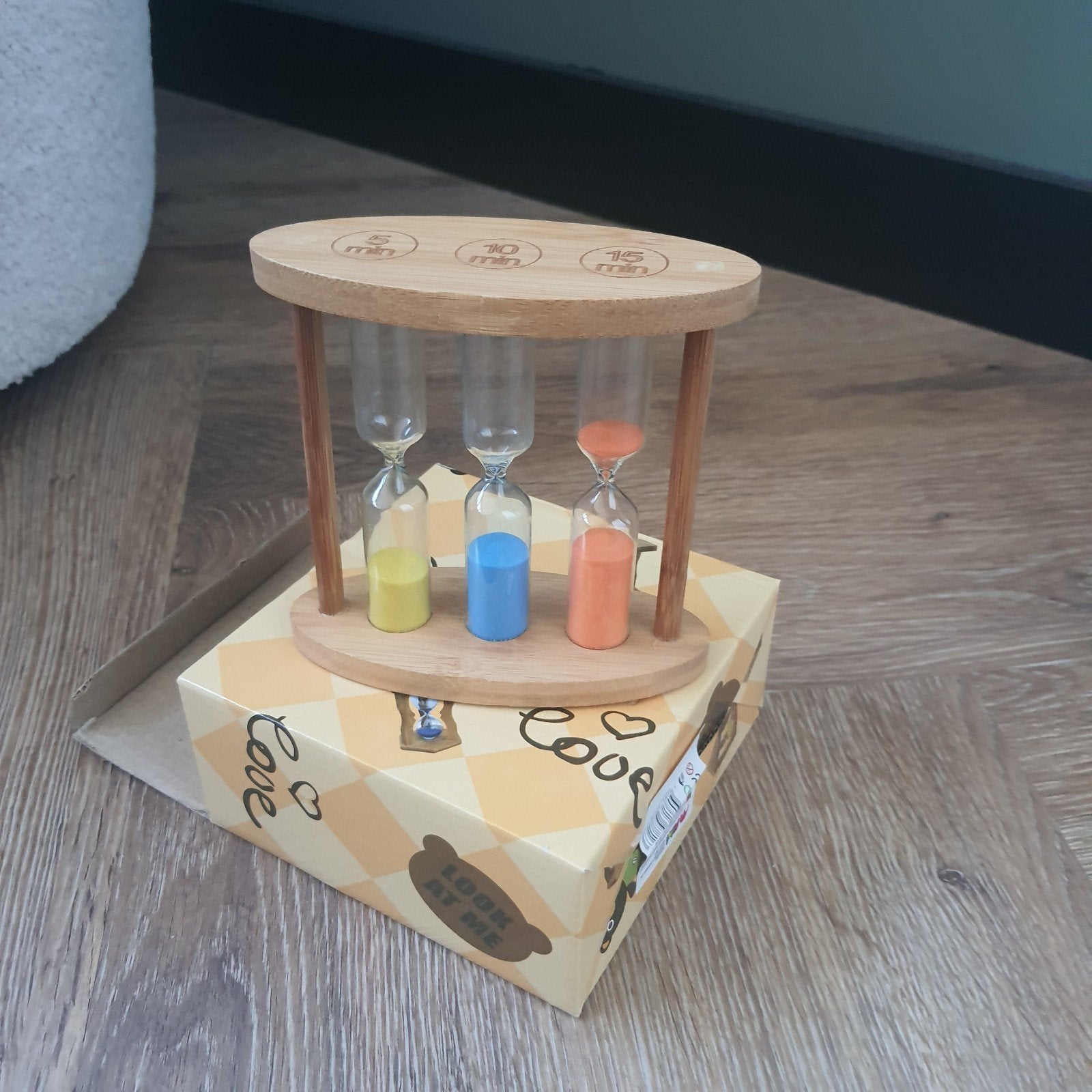 Nieuw zandloper met 3 tijdsindicaties, Ophalen, Nieuw