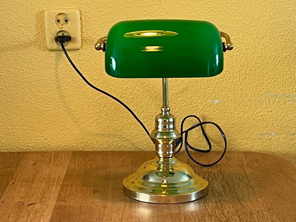 Bureaulamp, Ophalen, Gebruikt, Klassiek, Glas