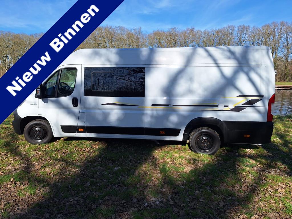 Fiat DUCATO Camper met lengte bedden airco Camera,Cruise,Cli, Caravans en Kamperen, Campers, Buscamper of Camperbus, Reservewiel