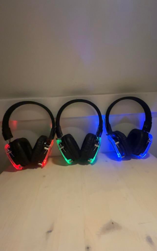 Silent disco te huur, Ophalen of Verzenden, Zo goed als nieuw