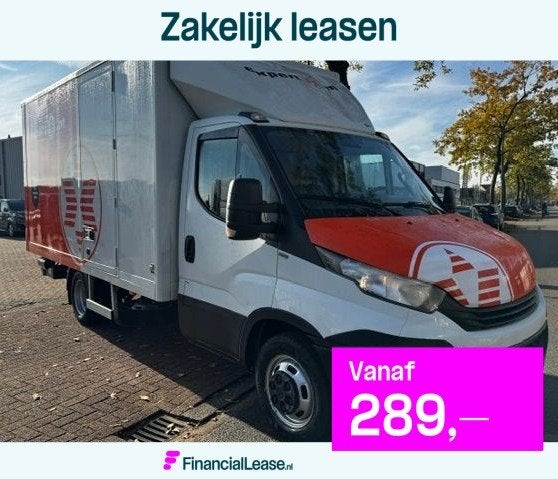 Iveco Daily 35C12 Euro 6 Bakwagen met Laadbak 179.000km Airc, 13 km/l, Gebruikt, Iveco, Verwarmde buitenspiegels