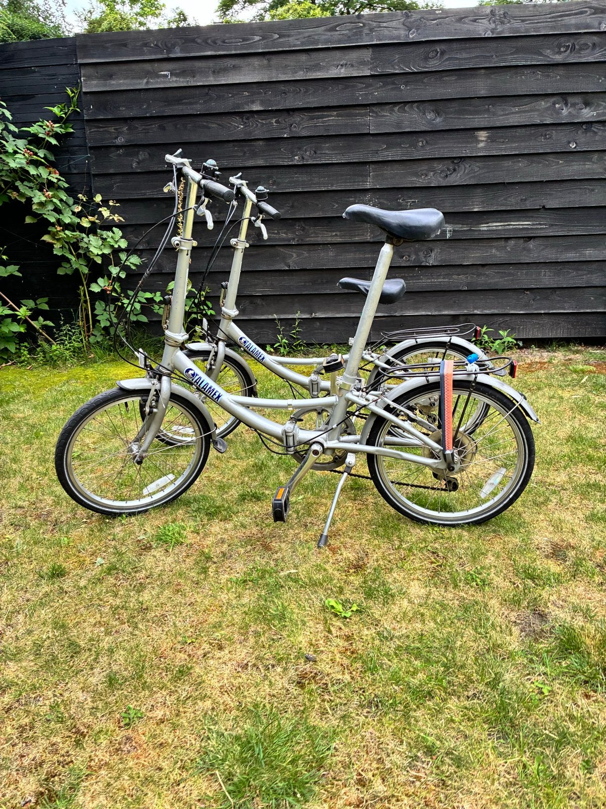 2x Talamex opvouwbare fietsen, 6 versnellingen, Fietsen en Brommers, 20 inch of meer, Gebruikt, Velgrem, Versnellingen