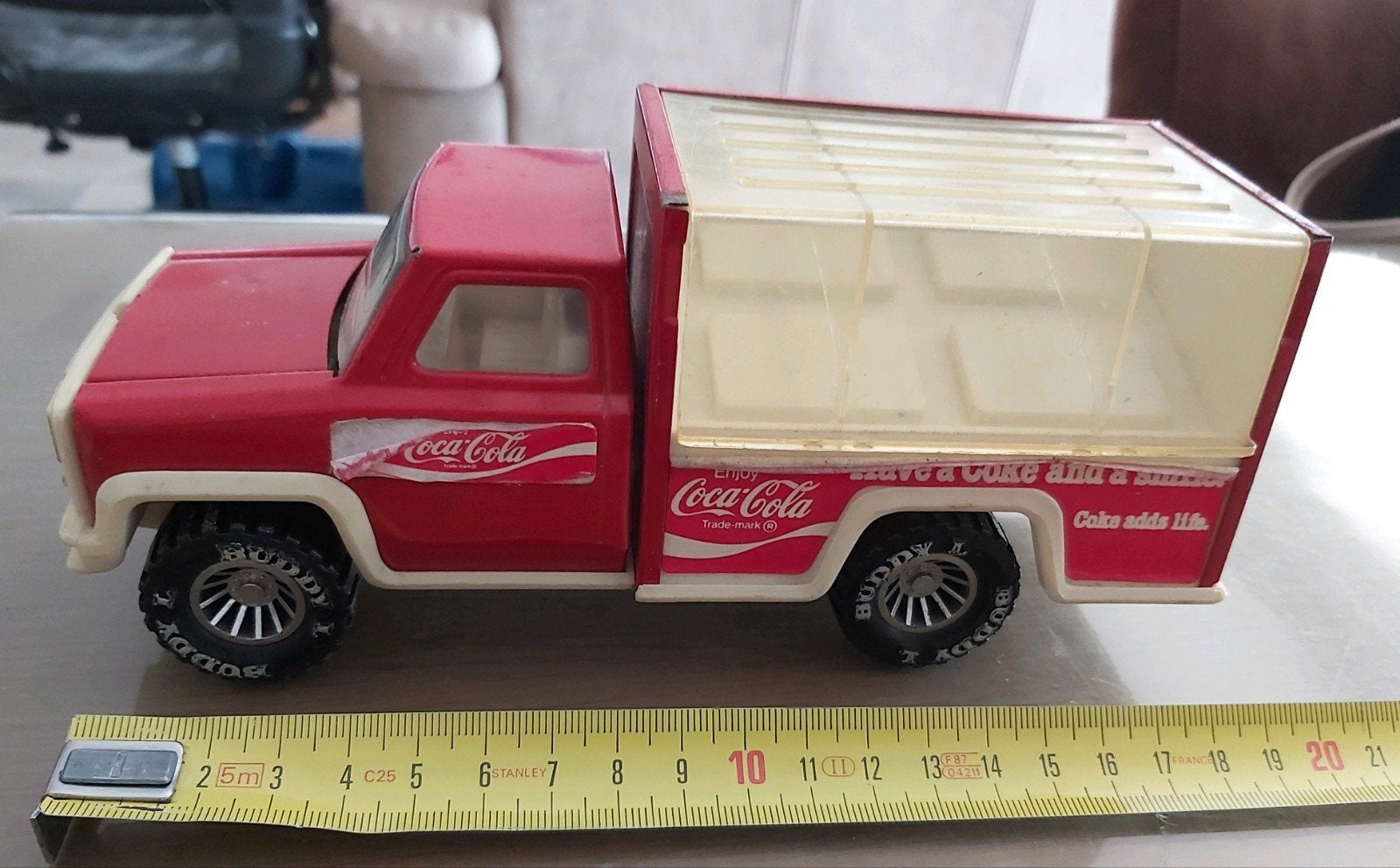 Buddy L Coca-Cola 1979 bezorg truck, Hobby en Vrije tijd, Ophalen of Verzenden, Gebruikt, Bus of Vrachtwagen, Overige merken