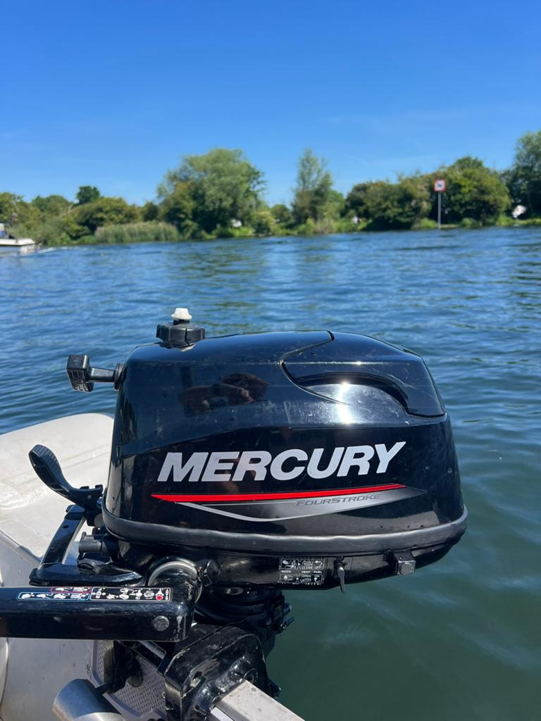 2021 Mercury 5 PK 4-Takt Kortstaart Buitenboordmotor, Ophalen, Zo goed als nieuw, Motor en Techniek, Zeilboot of Motorboot
